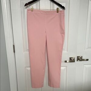 Talbots Chatham Ankle Blush Pink Trousers
